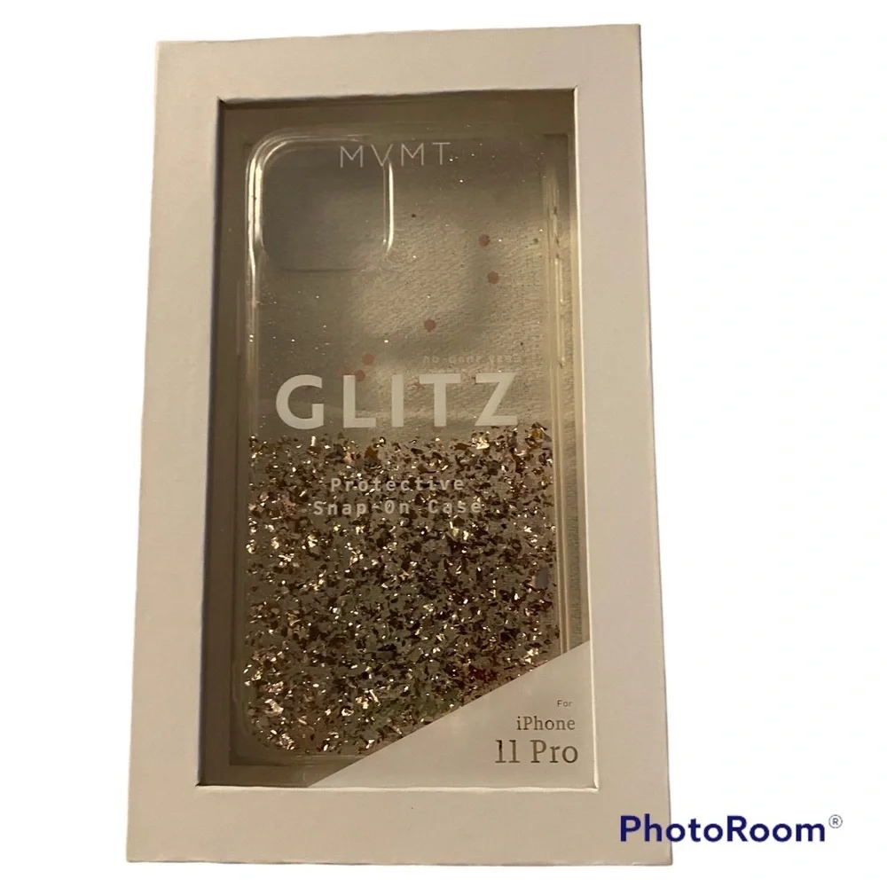 Cell phone cover fits iPhone 11 MVMT Glitz. Won’t slip out of your hand. NWT